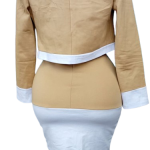 White Beige Dress